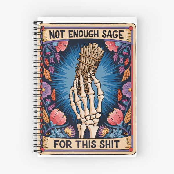 Item preview, Not Enough Sage – Humorous Skeletal Design designed and sold by Charlietule.