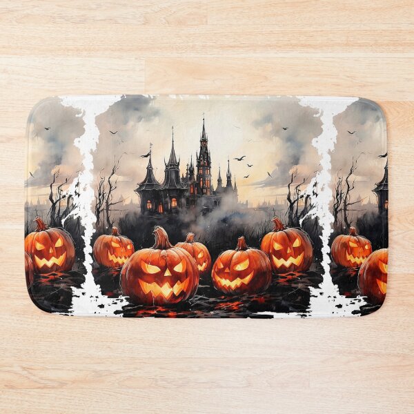 Item preview, Watercolor Spooky Pumpkins, Halloween designed and sold by ArtPixelHaven.