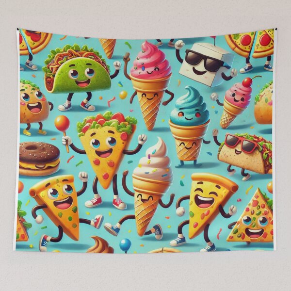 Item preview, The Food Dance Party designed and sold by TeslaSt0re.