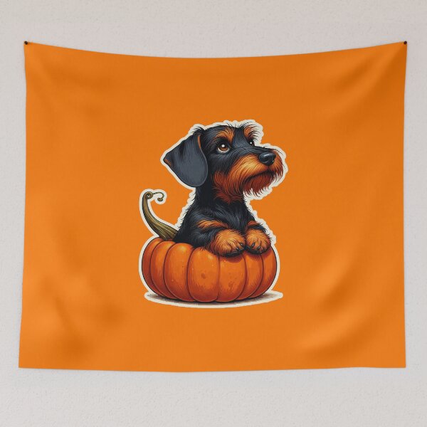 Item preview, Halloween Wire-haired Dachshund Wiener Doxie designed and sold by ThisDress.