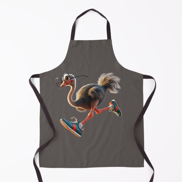 Item preview, Running Ostrich With Shoes on and Spectacles designed and sold by annenambiro.