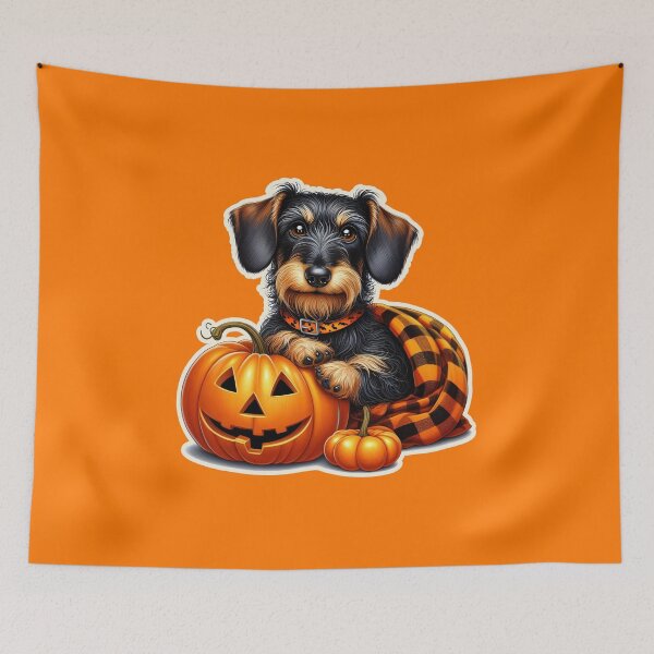 Item preview, Halloween Wire-haired Dachshund Wiener Doxie designed and sold by ThisDress.