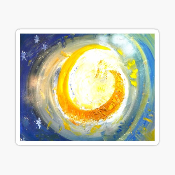 Au Clair de la lune Sticker