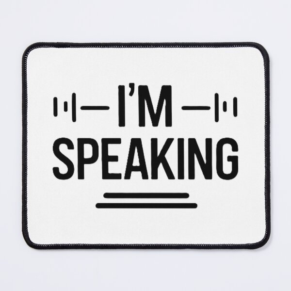 Item preview, Bold "I'm Speaking" Statement Design designed and sold by merve02shop.