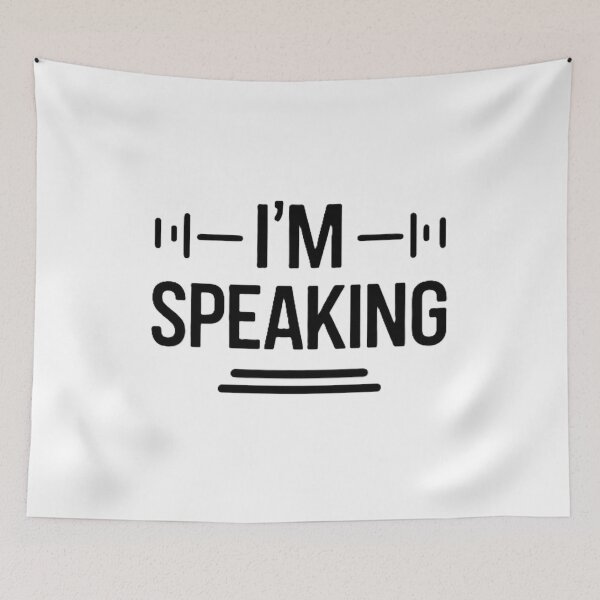 Item preview, Bold "I'm Speaking" Statement Design designed and sold by merve02shop.