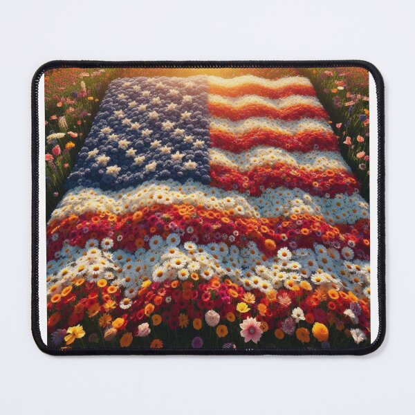 Item preview, One of the most inspiring flag designed with flowers to symbolize the world's freedom. designed and sold by Chill-designz.