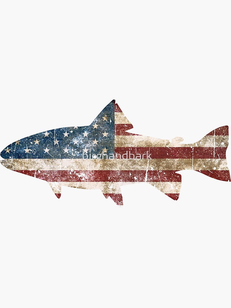 Flag Decals, Real Life Fish Decal