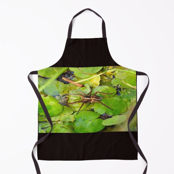 Item preview, Fen Raft Spider on lily pads. Norfolk. UK's biggest and rarest spider. designed and sold by CatherineMoore4.