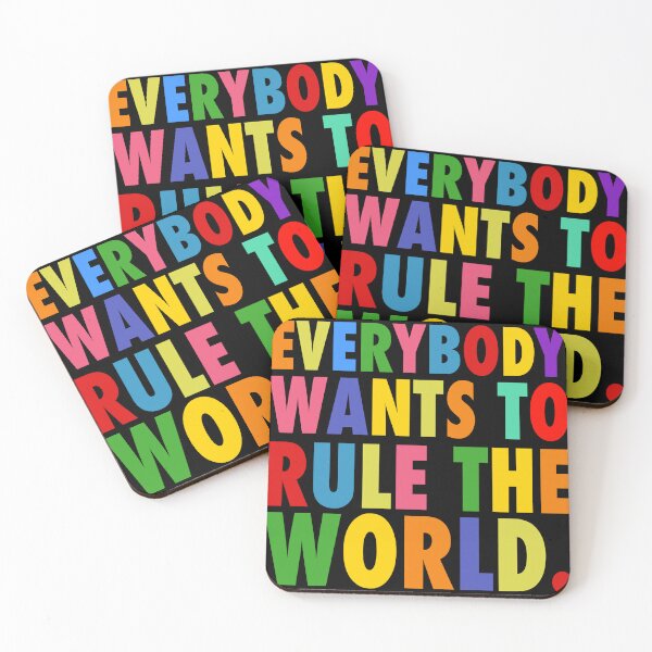 Item preview, Everybody wants to rule the world rainbow colourful  designed and sold by Kludoman.