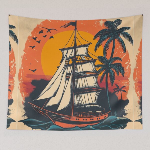 Item preview, Clipper ship designed and sold by MatrixTattoo.