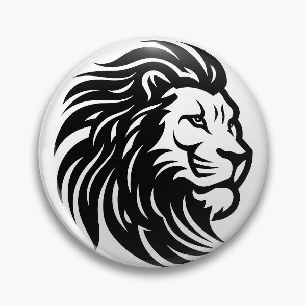 Item preview, lion face sketch designed and sold by roasted-peanuts.