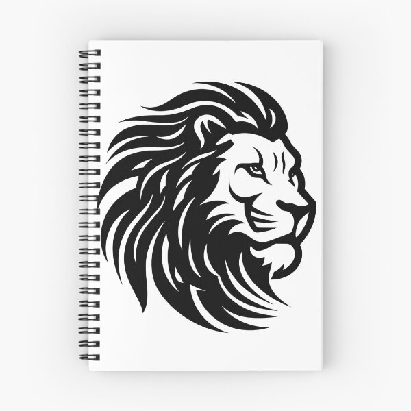 Item preview, lion face sketch designed and sold by roasted-peanuts.