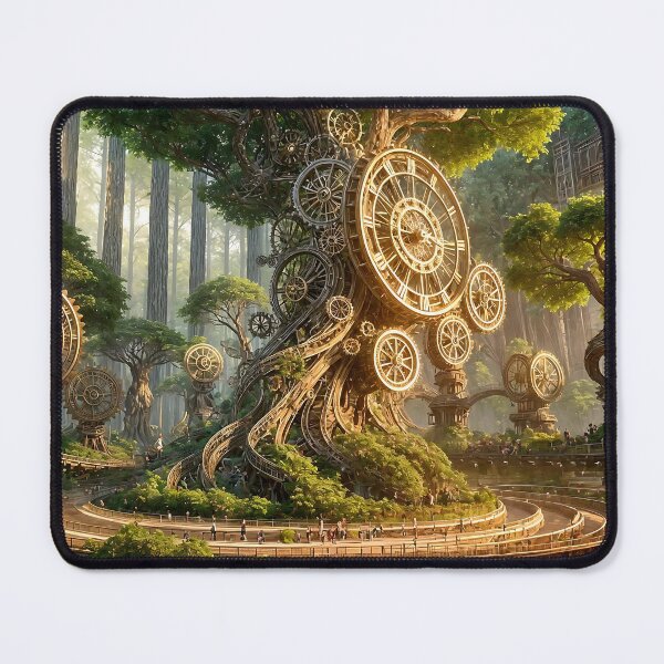 Item preview, Enchanted Clockwork Forest designed and sold by koreatvtea.