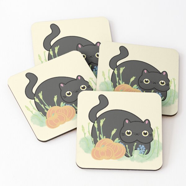 Item preview, Cute Chonky Black Cat, Halloween but Cute. designed and sold by Catphonesoup.
