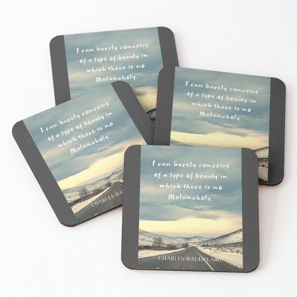 Item preview, Charles Pierre Baudelaire: I can barely conceive of a type of beauty in which there is no Melancholy. designed and sold by artbleed.