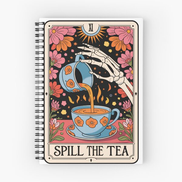 Item preview, Spill the Tea – Gothic Skeleton Tarot Design designed and sold by Charlietule.