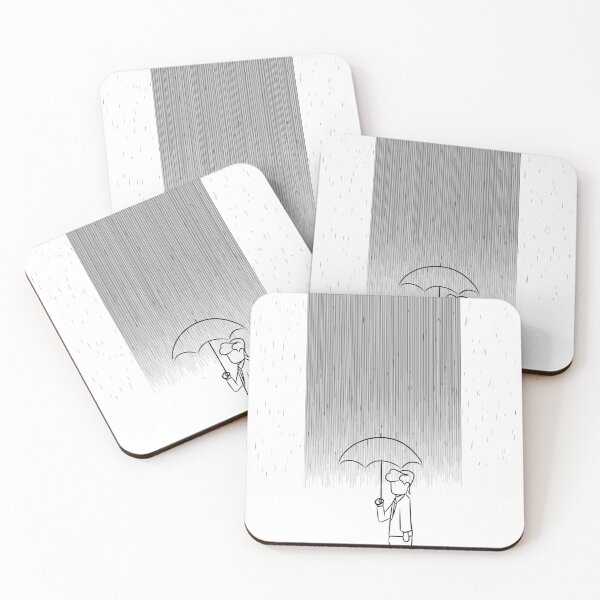 Artikelvorschau, Mitarbeiter im Regen entworfen und verkauft von Wish Design.