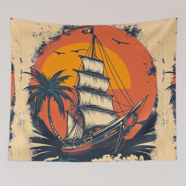 Item preview, Clipper Ship Tattoo designed and sold by MatrixTattoo.