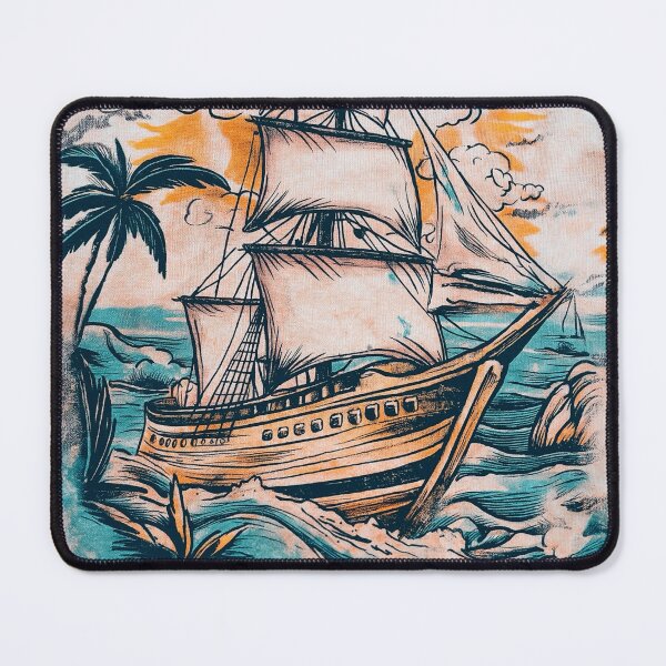 Item preview, Clipper Ship Tattoo designed and sold by MatrixTattoo.