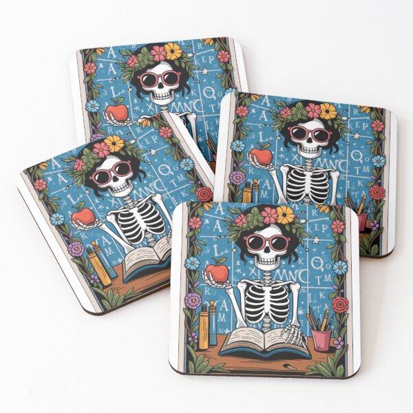 Item preview, The Teacher – Quirky Skeleton School Design designed and sold by Charlietule.
