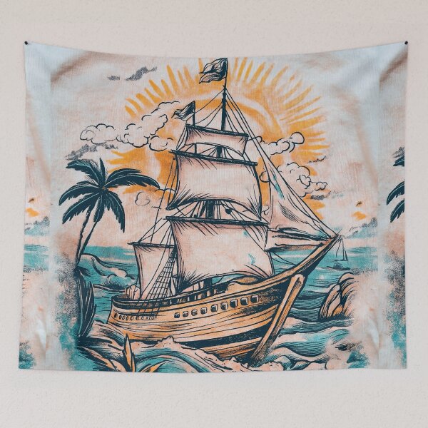 Item preview, Clipper Ship Tattoo designed and sold by MatrixTattoo.