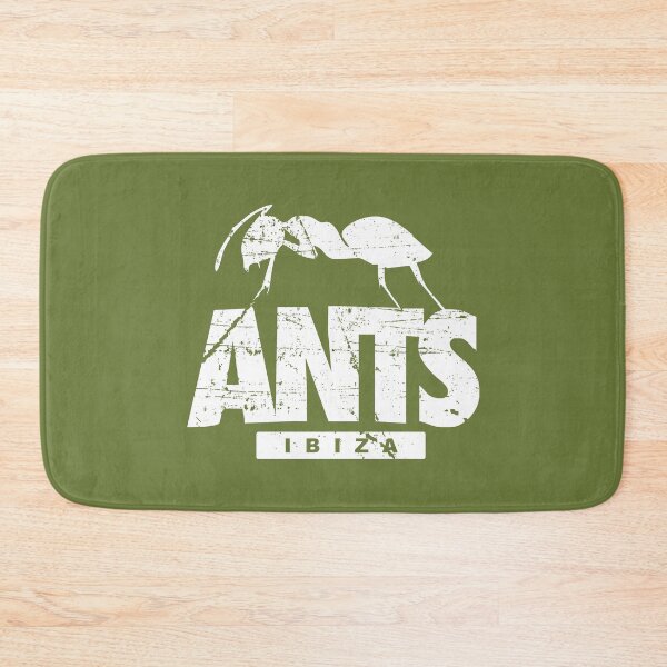 Item preview, ANTS Ushuaïa Club IBIZA: MODEL 2 white military green background (original HD DESIGN) designed and sold by LA FRENCH TOUCH.