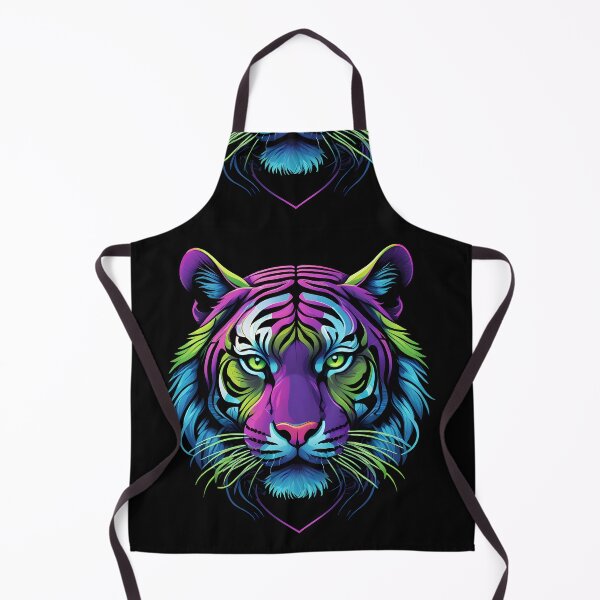 Item preview, Vibrant Neon Tiger Digital Art designed and sold by creativaimages.