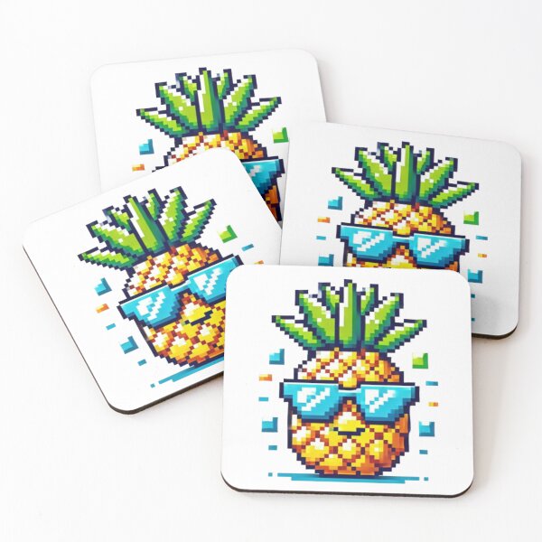 Item preview, Pixel Pineapple Cool – Retro Fun in Pixel Art designed and sold by GemBob Creations.