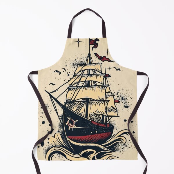 Item preview, Clipper Ship Tattoo designed and sold by MatrixTattoo.