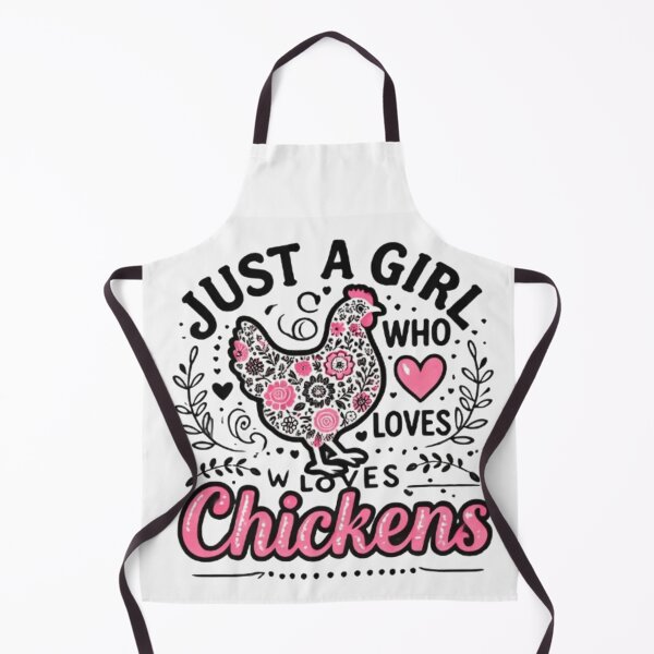 Item preview, Just A Girl Who Loves Chickens Farmer Women Chicken Girl designed and sold by SztylishDesigns.