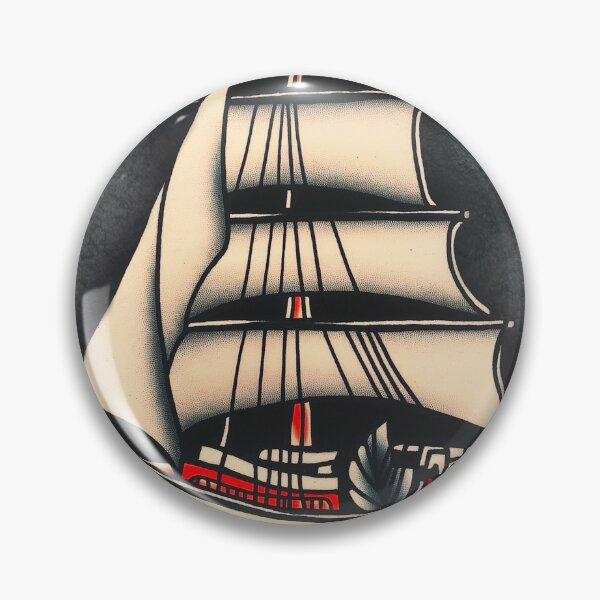 Item preview, Clipper Ship Tattoo designed and sold by MatrixTattoo.