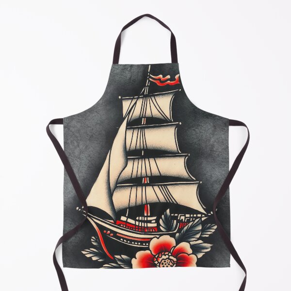 Item preview, Clipper Ship Tattoo designed and sold by MatrixTattoo.