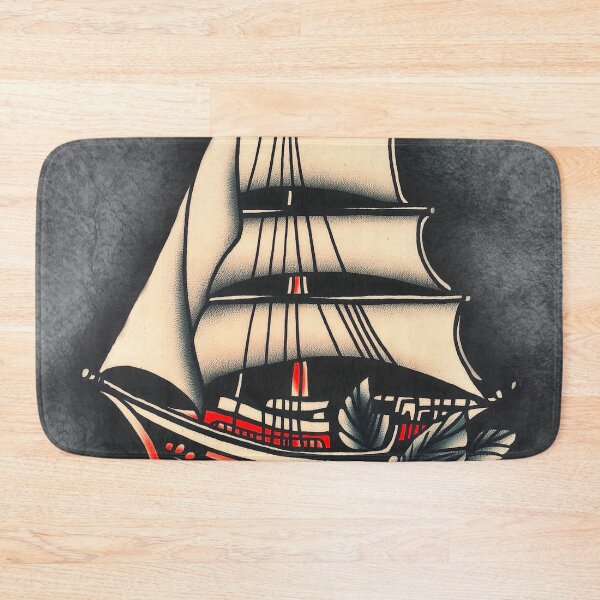 Item preview, Clipper Ship Tattoo designed and sold by MatrixTattoo.