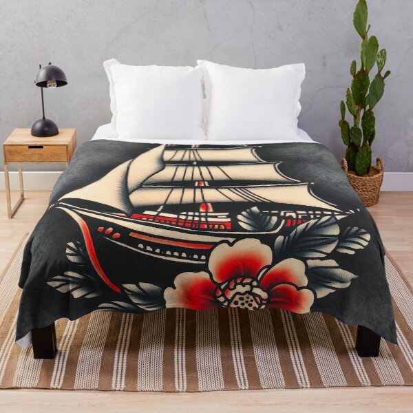 Item preview, Clipper Ship Tattoo designed and sold by MatrixTattoo.