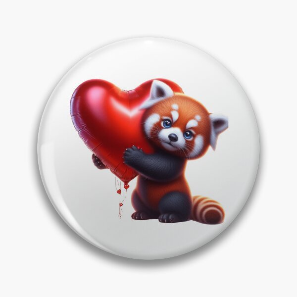 Item preview, Valetine Red Panda 1 designed and sold by PANDALOVEART.