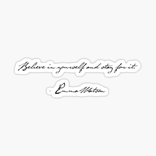 Artikel-Vorschau von Emma Watson - Believing, designt und verkauft von BookRebellion.