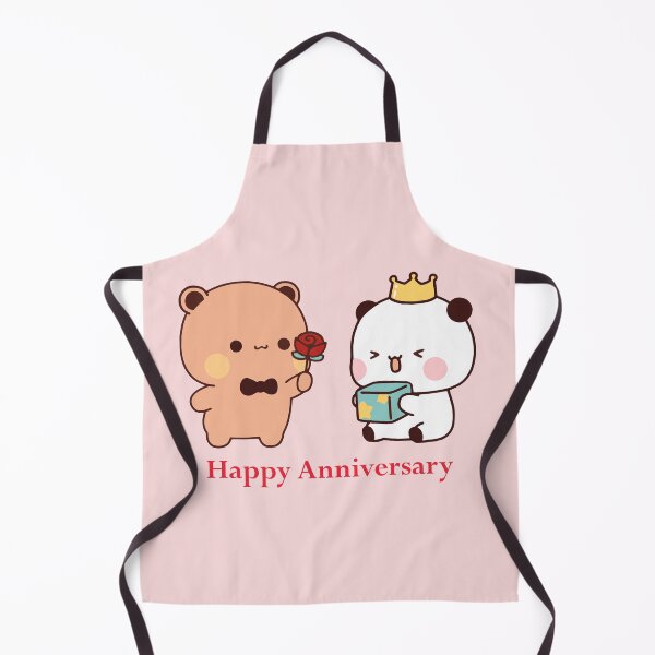 Item preview, Bubu dudu Cute Bear and Panda Anniversary Greeting designed and sold by FEBRICAST.