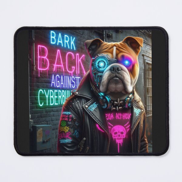 Item preview, Bull Dog Lovers Design Bark Back Against Cyberbullying designed and sold by Uniquestuff247.