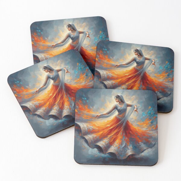 Item preview, An indian classical dancer  designed and sold by Manisha's Art House.