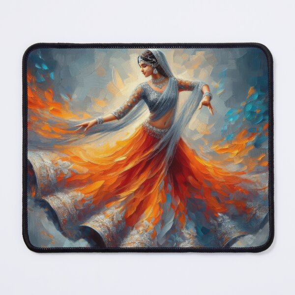 Item preview, An indian classical dancer  designed and sold by Manisha's Art House.
