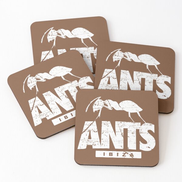 Item preview, ANTS Ushuaïa Club IBIZA: MODEL 3 white military brown background (original HD DESIGN) designed and sold by LA FRENCH TOUCH.