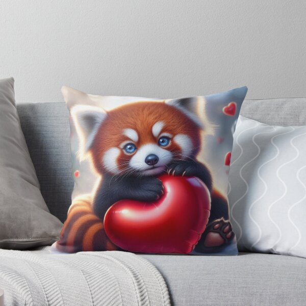 Artikelvorschau, Valentinstag Roter Panda 2 entworfen und verkauft von PANDALOVEART.