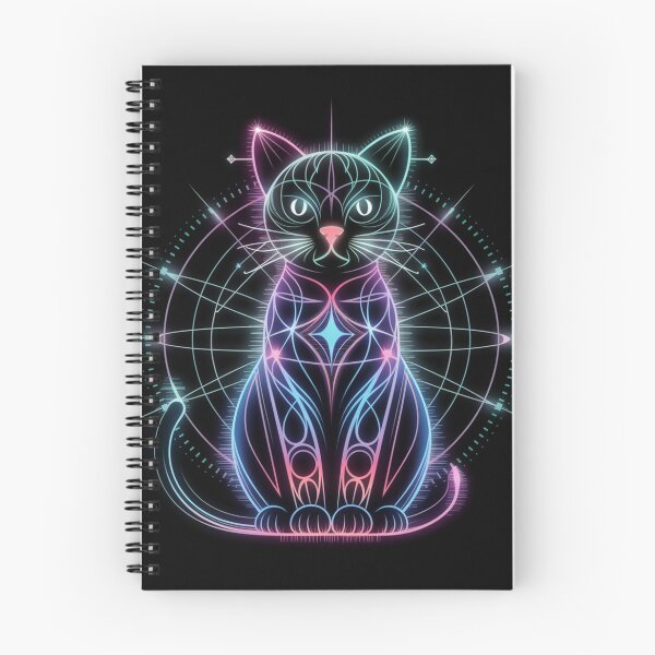 Item preview, Sacred Geometry Cat designed and sold by FusiTink.