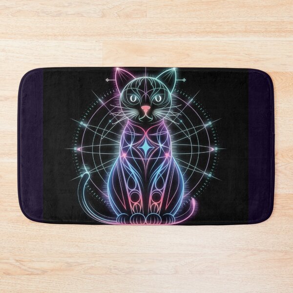 Item preview, Sacred Geometry Cat designed and sold by FusiTink.