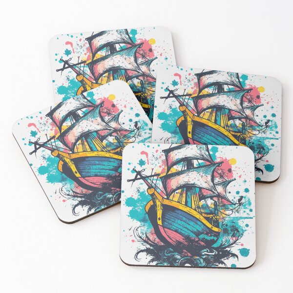 Item preview, Clipper Ship Tattoo designed and sold by MatrixTattoo.