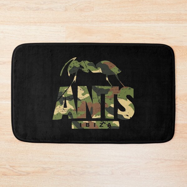 Item preview, ANTS Ushuaïa Club IBIZA: MODEL 1 military black background (original HD DESIGN) designed and sold by LA FRENCH TOUCH.