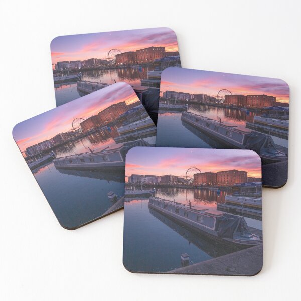Item preview, Liverpool Salthouse Dock after beautiful sunset designed and sold by Kipcio.