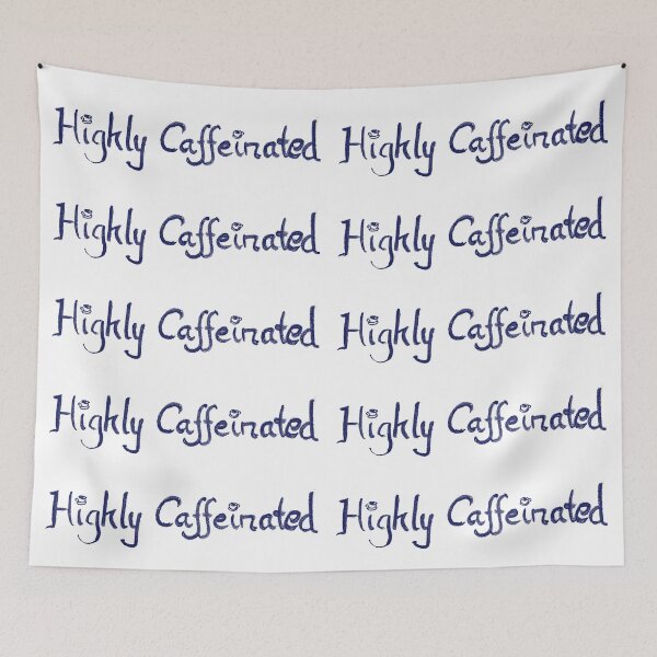 Item preview, Highly Caffeinated Navy designed and sold by MagentaTwilight.
