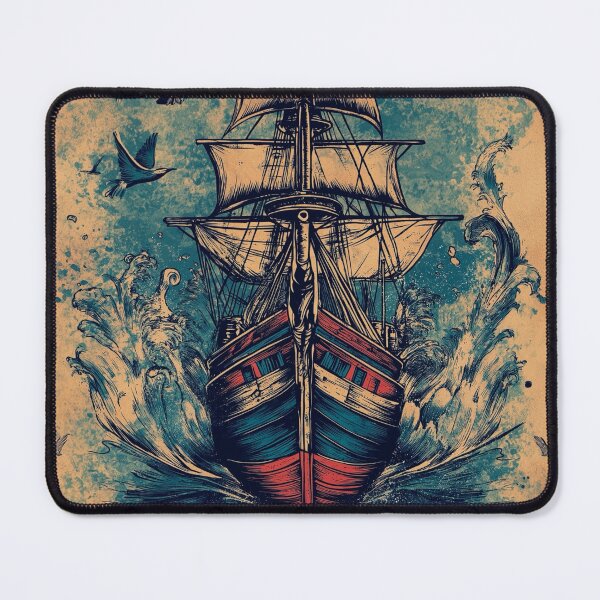 Item preview, Clipper Ship Tattoo designed and sold by MatrixTattoo.
