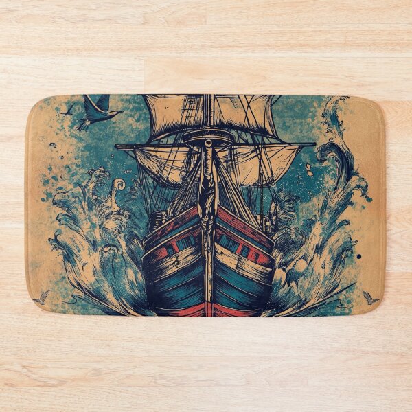 Item preview, Clipper Ship Tattoo designed and sold by MatrixTattoo.